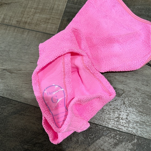 NWT Hunza G Pamela hot pink one piece swimsuit - Picture 3 of 5